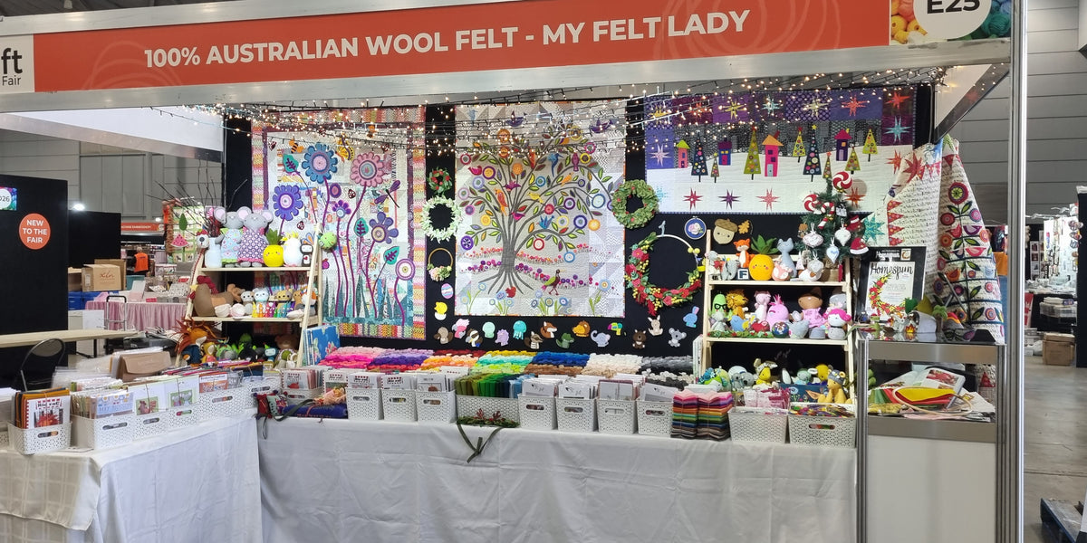 Brisbane Went Off With A Bang!!! Craft and Quilt Fair Felty Fun — My