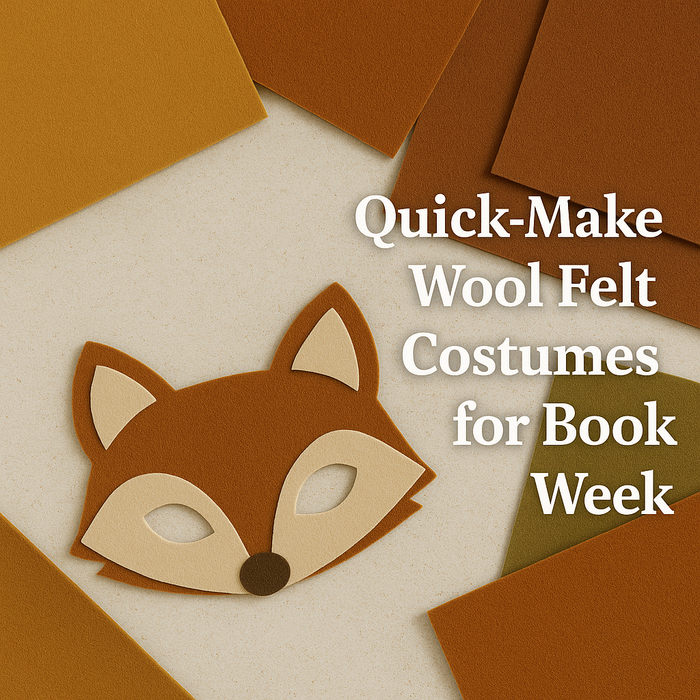 Quick-Make Wool Felt Costumes for Book Week (and Why They’re Brilliant!)