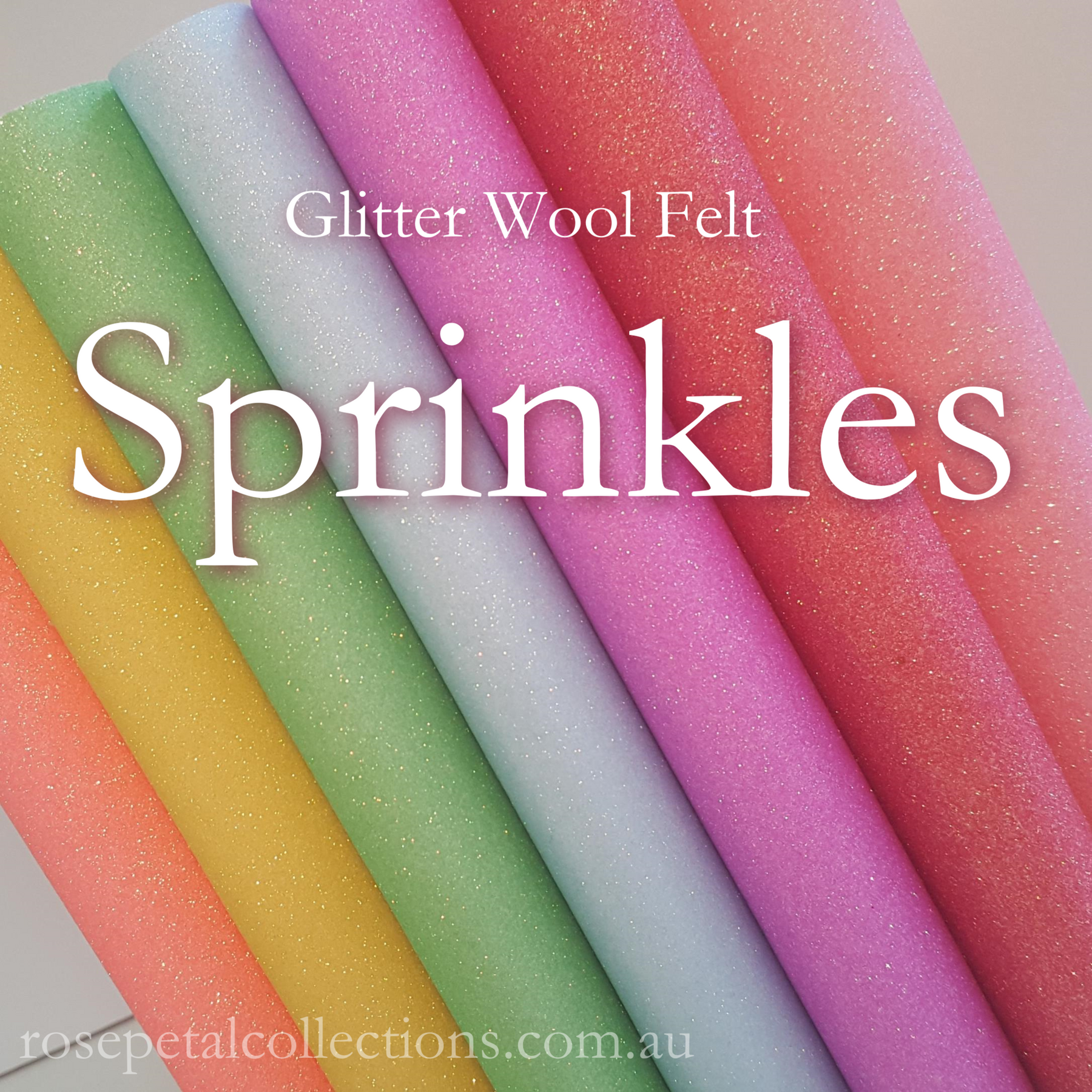 New Limited Edition Glitter Wool Felt Collection & a Free Tutorial from Molly & Mama