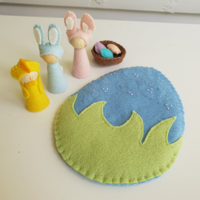 🎁 My Felt Lady Flossy Rabbit and Friends Playset Printed Sewing Pattern (100% off)