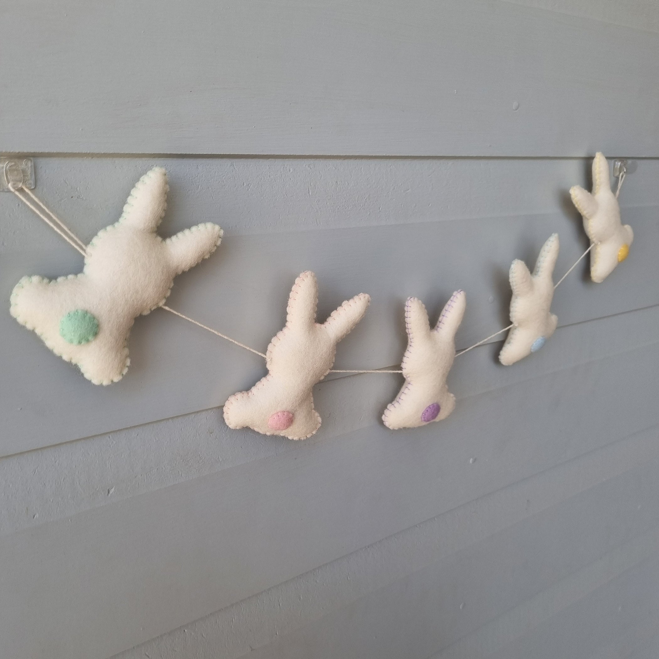 My Felt Lady Bunny Garland FREE PDF Download Pattern