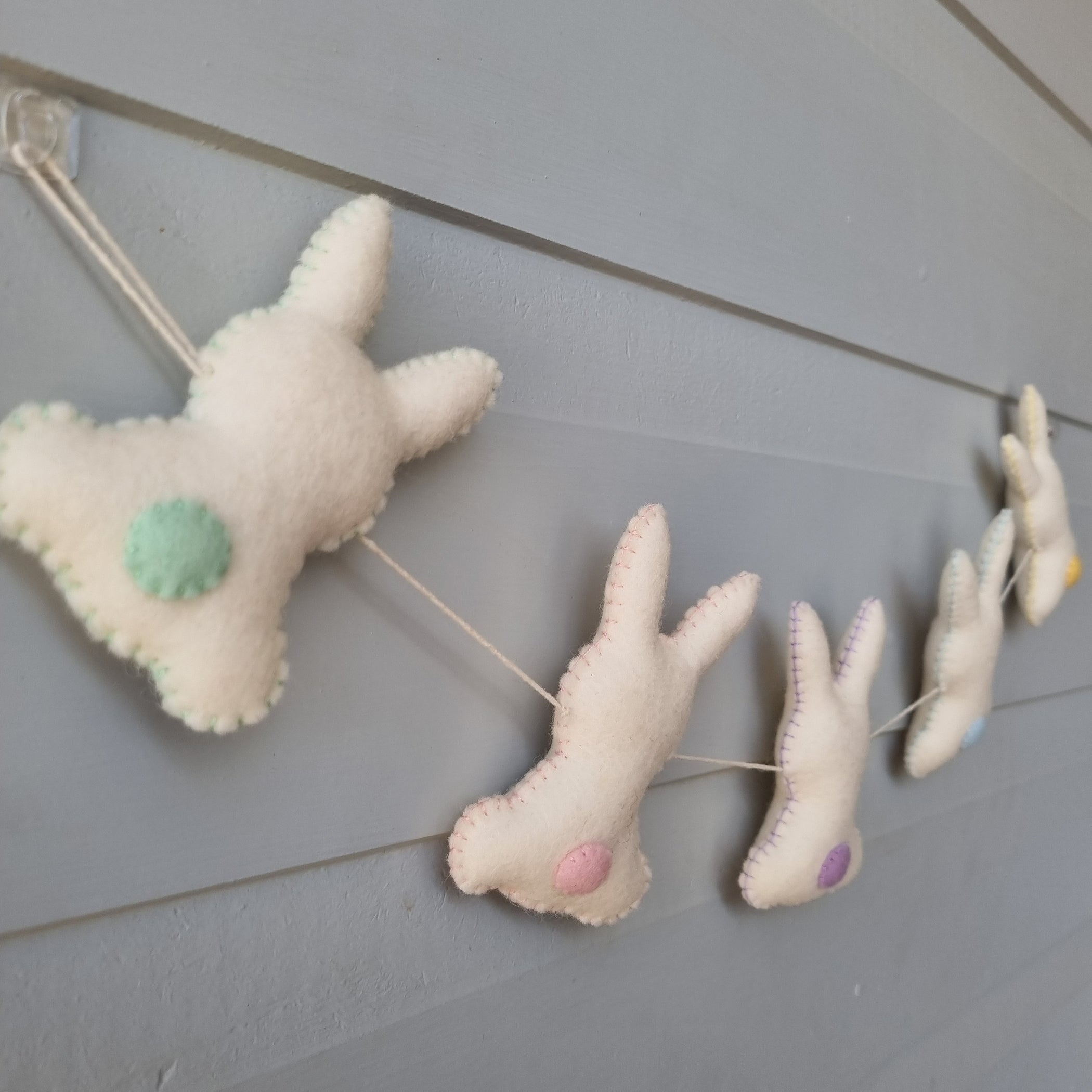 My Felt Lady Bunny Garland FREE PDF Download Pattern