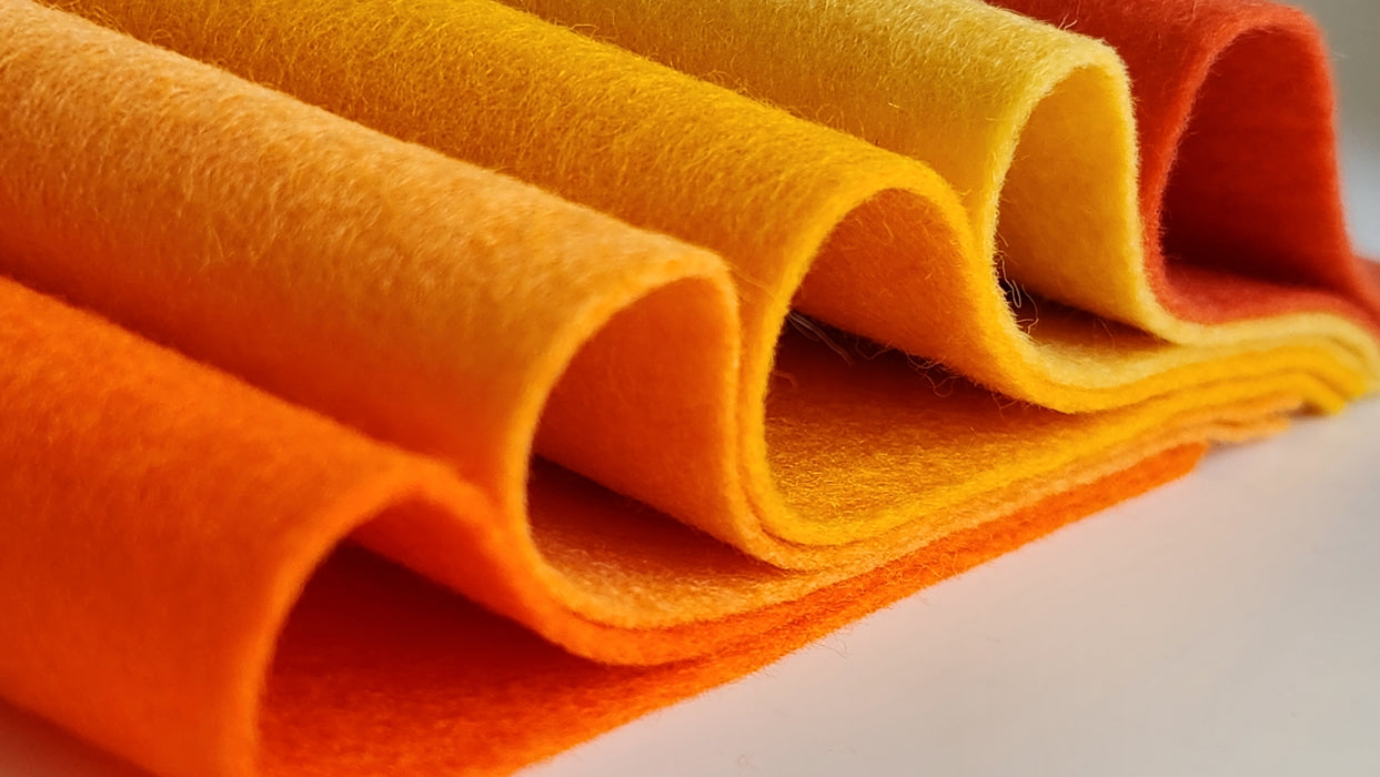 2024 Colour of the Year Apricot Crush Wool Felt Bundle
