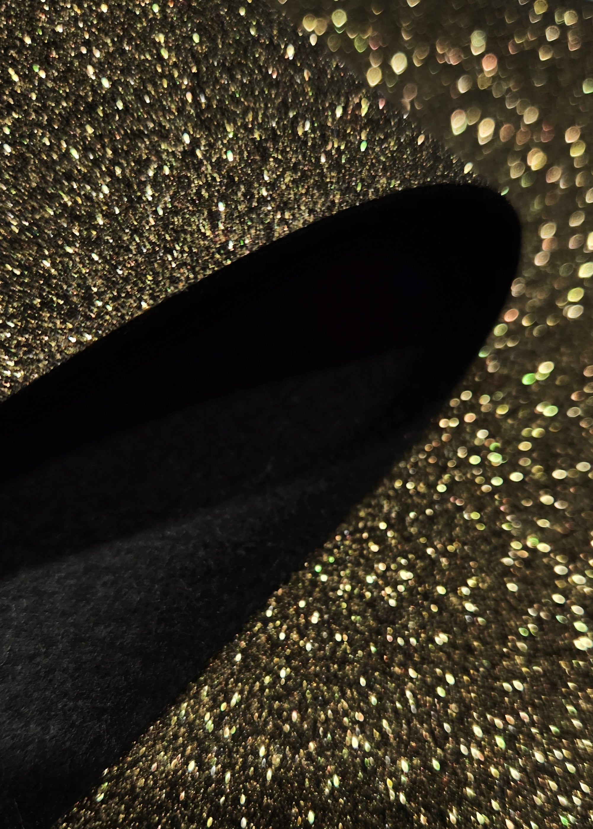 Black and Gold Glitter Wool Felt Limited Edition — My Felt Lady