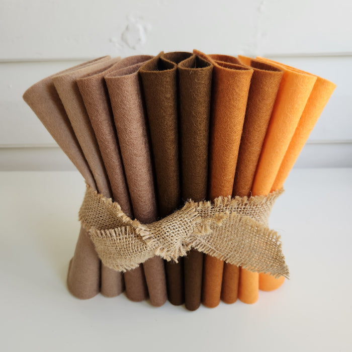 Saddle & Spice Wool Felt Bundle