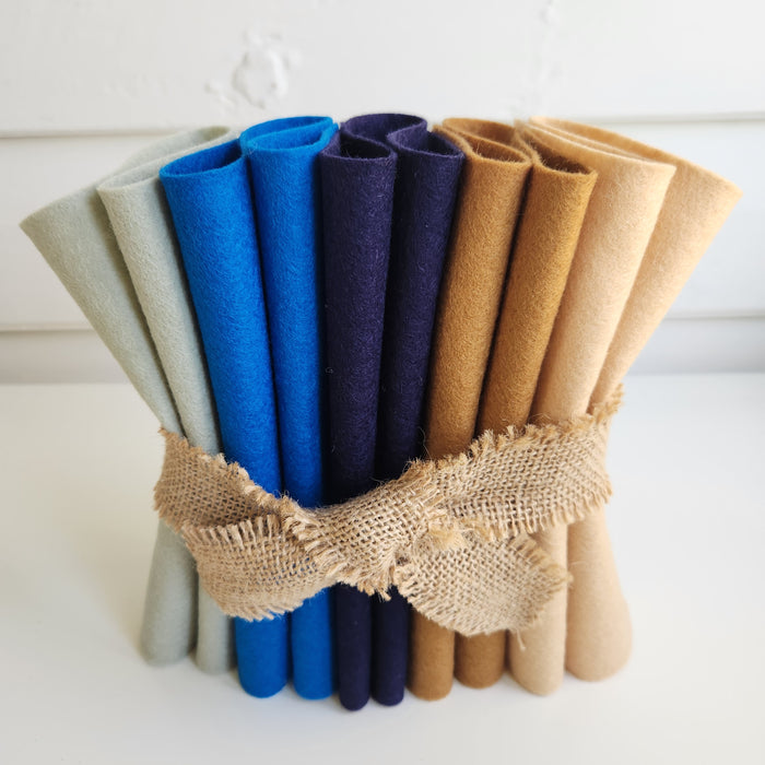 Soft Autumn Evenings Wool Felt Bundle