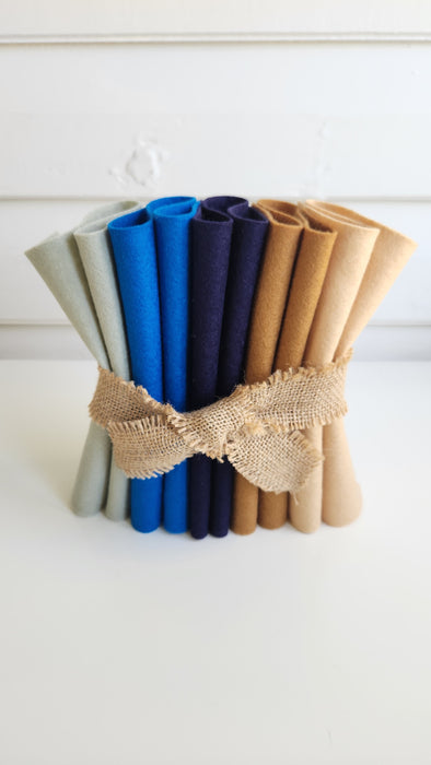 Soft Autumn Evenings Wool Felt Bundle