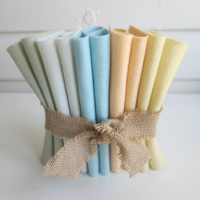 Sunwashed Pastels Wool Felt Bundle