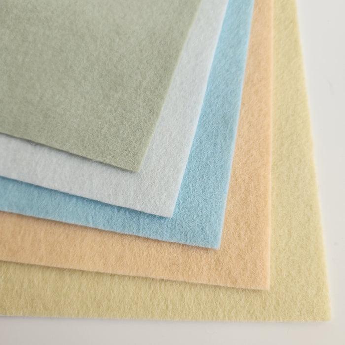 Sunwashed Pastels Wool Felt Bundle