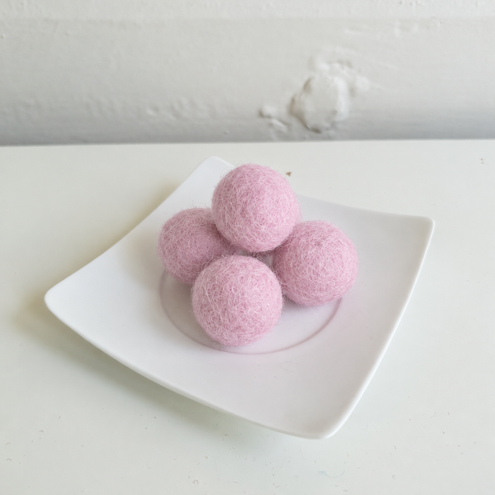 100% Wool Felt Balls 2cm (3/4") - Pale Pink COMING SOON