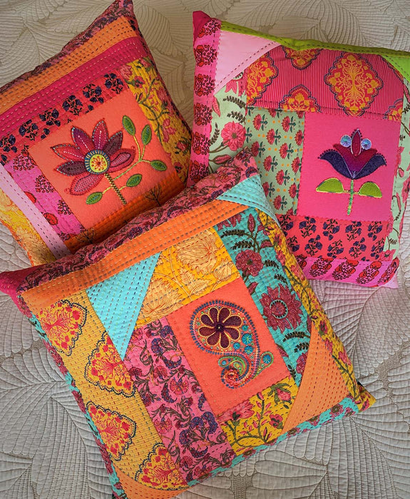 Wendy Williams Flying Fish Kits Indian Sunset Pillows Hard Copy Sewing Pattern