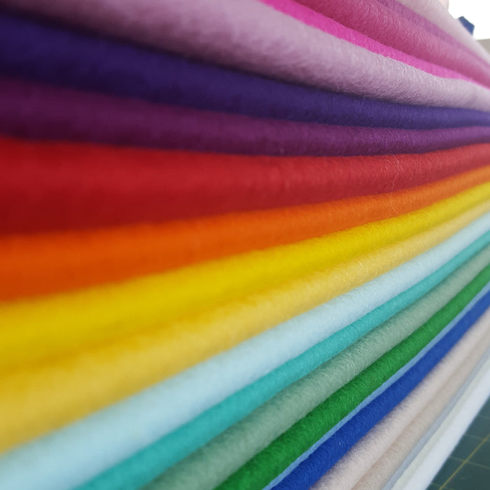 Mega Wool Felt Pack - Included FREE Colour Chart