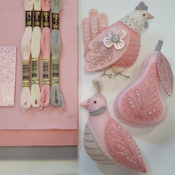 DIY Craft - MMMCrafts Peachy Pinks Twelve Days Ornament Series