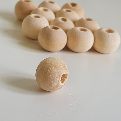 Wooden Beads 8mm Pack of 10 — My Felt Lady