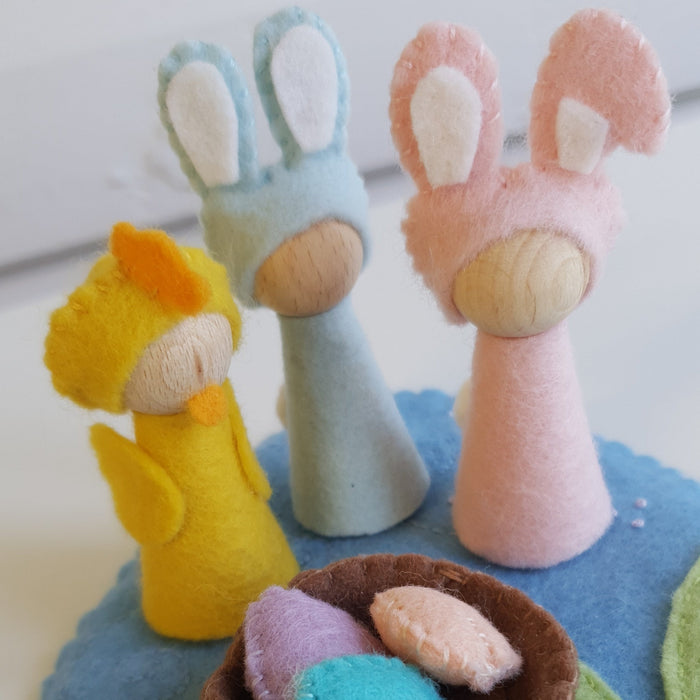DIY Craft - My Felt Lady Flossy Rabbit and Friends Playset