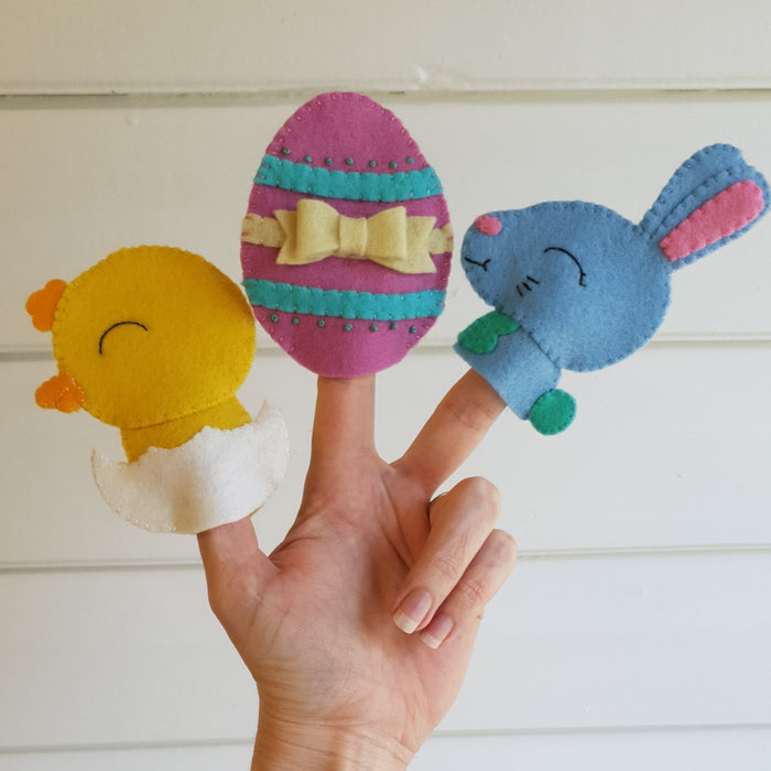 Easter Finger Puppets - PDF Download Pattern
