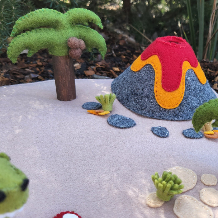 Dino World Playset Series, Volcano and Palm Trees PDF Download