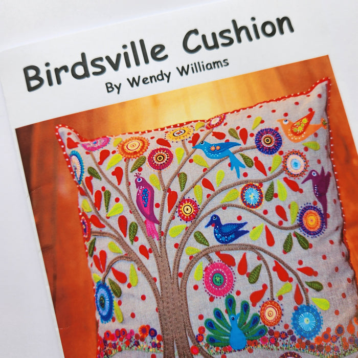 Wendy Williams Flying Fish Kits Birdsville Cushion Hard Copy Pattern