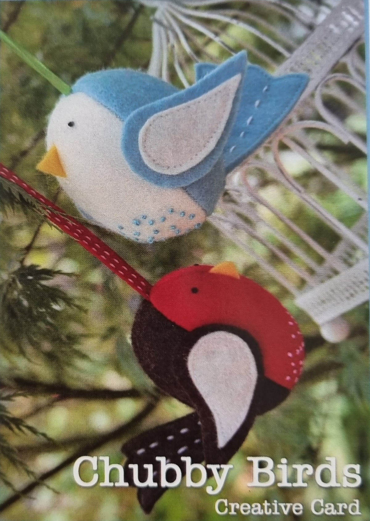 Ric Rac Chubby Birds Hard Copy Pattern — My Felt Lady