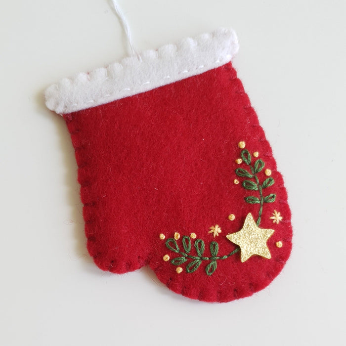DIY Craft - My Felt Lady Christmas Tree Ornaments