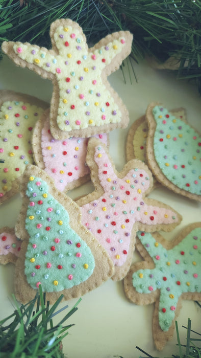 DIY Craft - My Felt Lady Felt Christmas Cookies