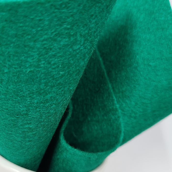 100% Wool Felt - Emerald - New