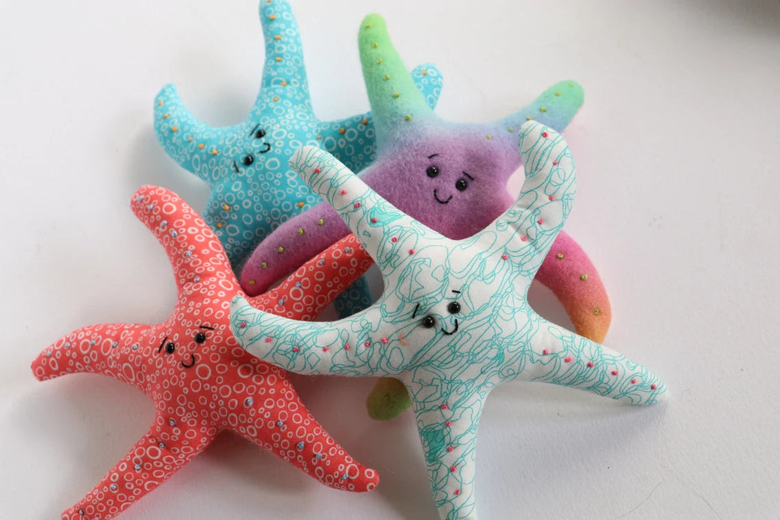Ric Rac Sea Stars Hard Copy Sewing Pattern — My Felt Lady