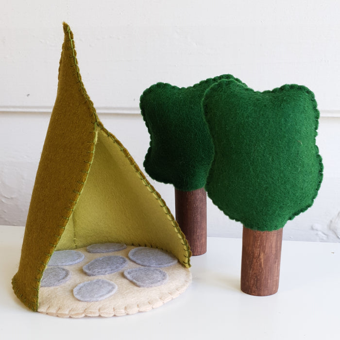 Woodland Gumnut Playhouse and Mini Forest PDF Download Sewing Pattern