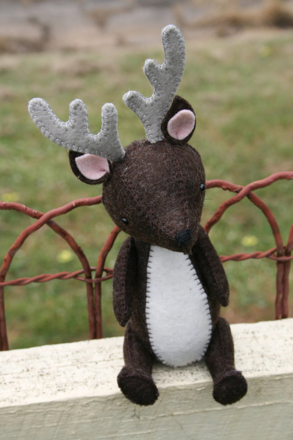 Ric Rac D is for Deer Hard Copy Sewing Pattern — My Felt Lady