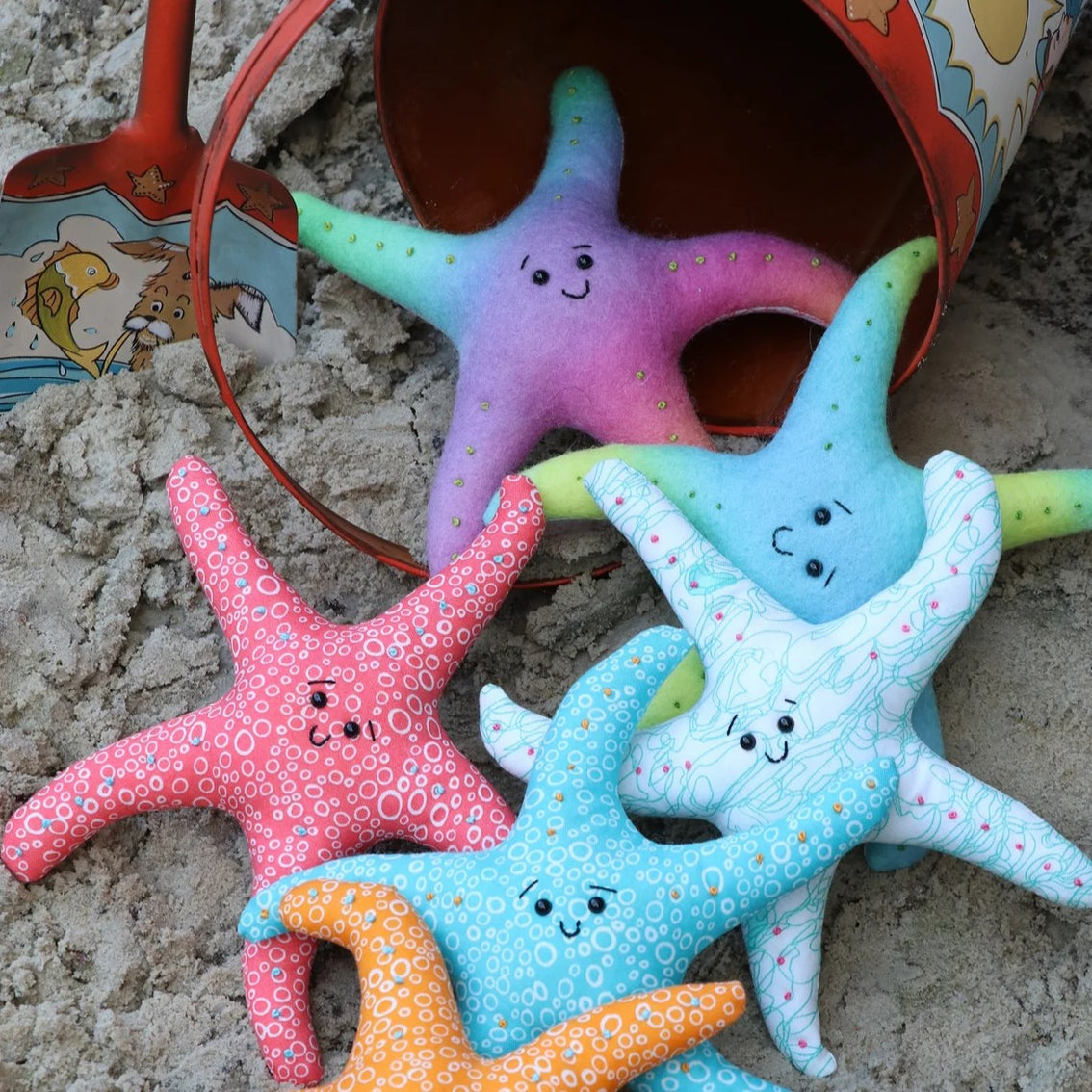 Ric Rac Sea Stars Hard Copy Sewing Pattern — My Felt Lady