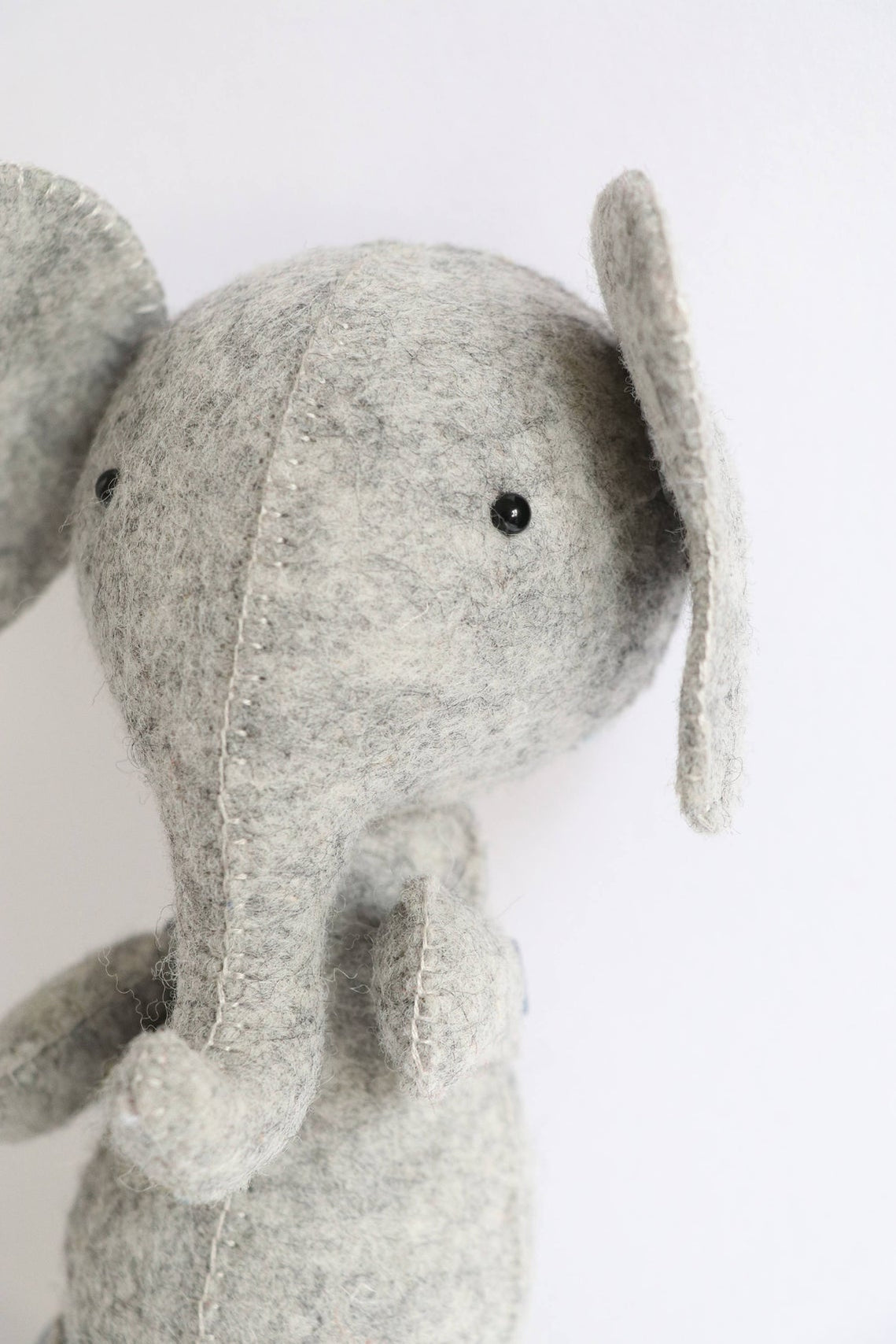 Ric Rac Elephant Ric Rac E is for Elephant Hard Copy Sewing Pattern — My Felt Lady