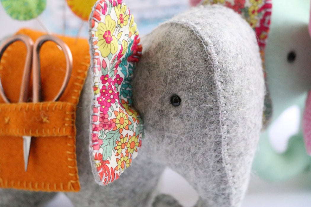 Ric Rac Elephant Caddy Hard Copy Sewing Pattern