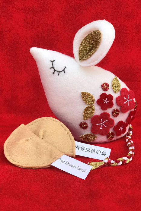 DIY Craft -  Two Brown Birds Meiling Mouse Pincushion