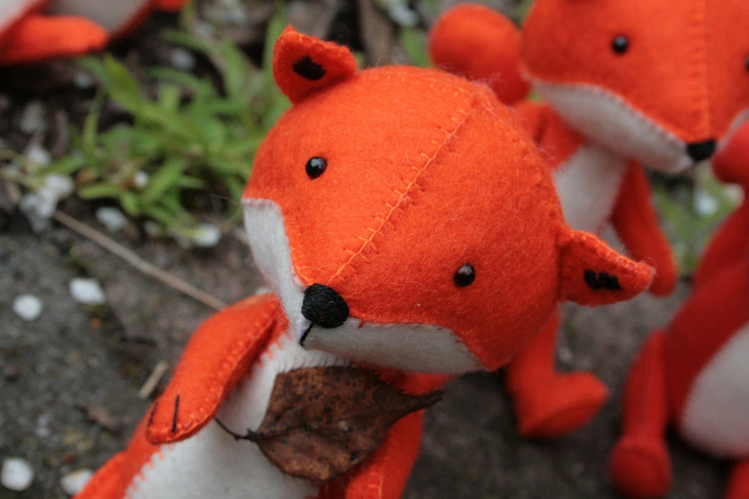 Ric Rac F is for Fox Hard Copy Sewing Pattern — My Felt Lady