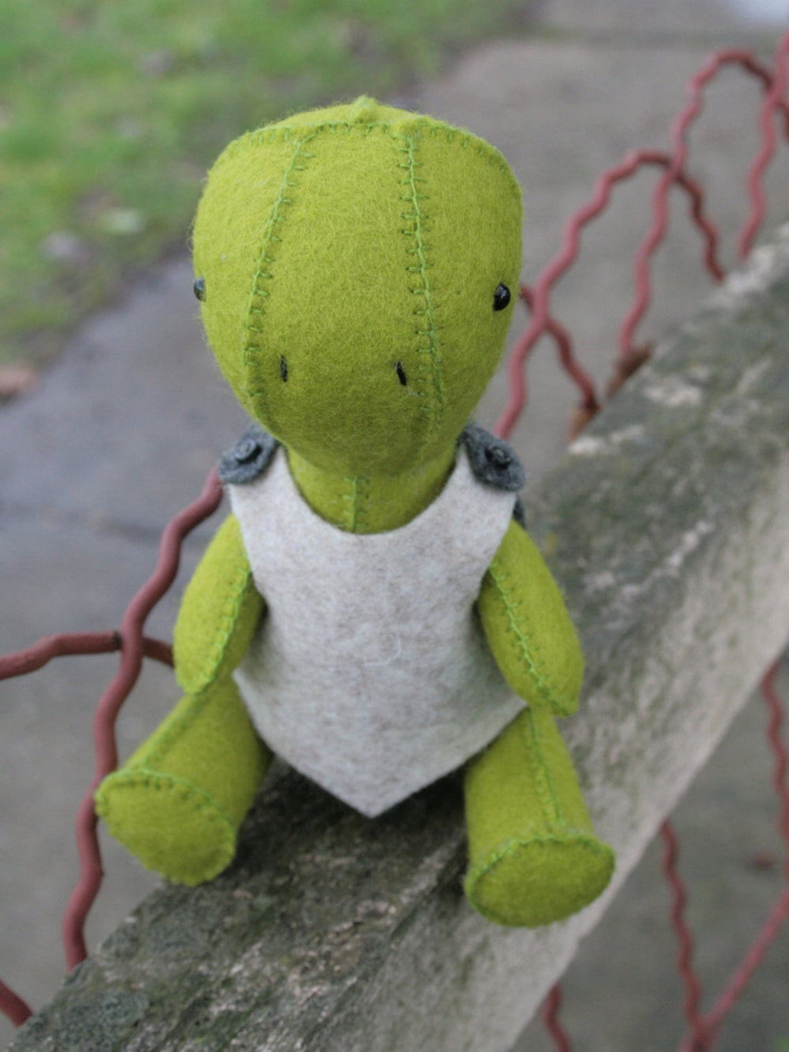 Ric Rac T is for Turtle Hard Copy Sewing Pattern — My Felt Lady
