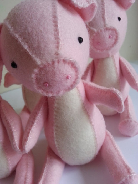 Ric Rac P is for Pig Hard Copy Sewing Pattern